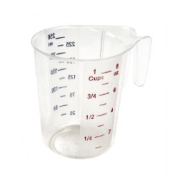 Winco - jarra medidora 250 ml - policarbonato