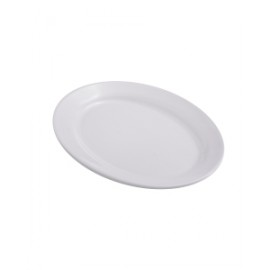 Cinsa - platon oval 27 cm blanco glacial - ceramica