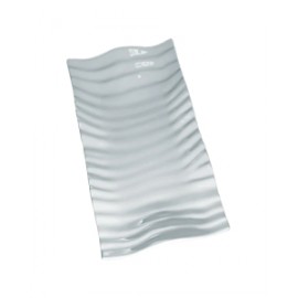 Mkm - plato rectangular 32 x 15 cm olas - porcelana
